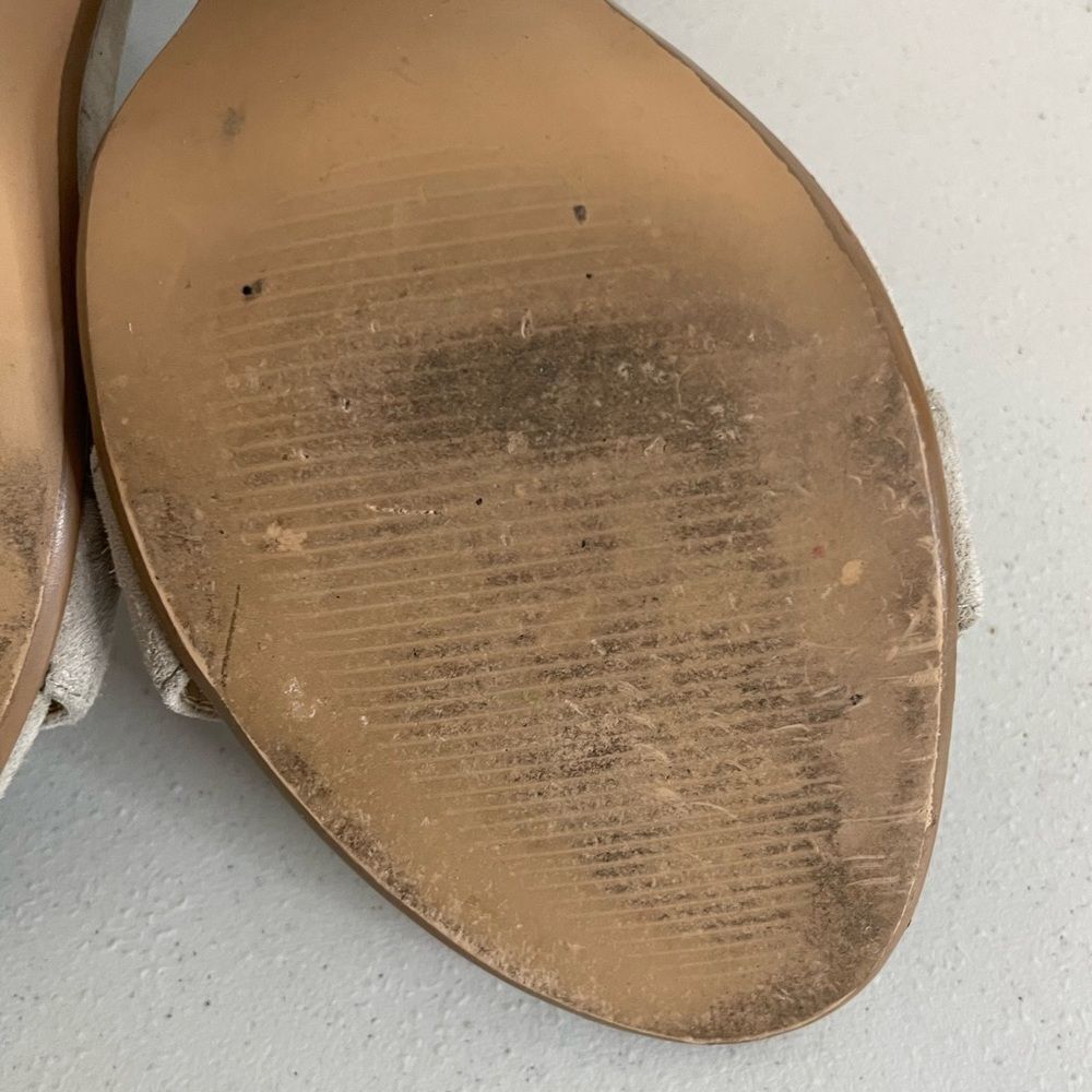 Steve Madden Carrson Blush Suede Heeled Sandals Size 10 - Picture 10 of 14